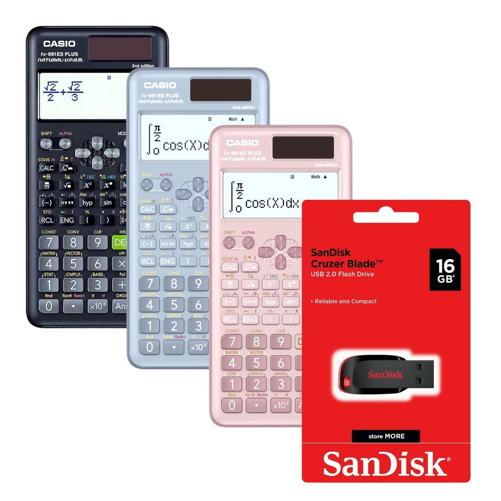 Casio Calculator Offer FX-991 ES Plus || باكيج  الة حاسبة علمية كاسيو ٩٩١