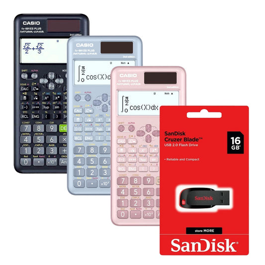 Casio Calculator Offer FX-991 ES Plus || باكيج  الة حاسبة علمية كاسيو ٩٩١