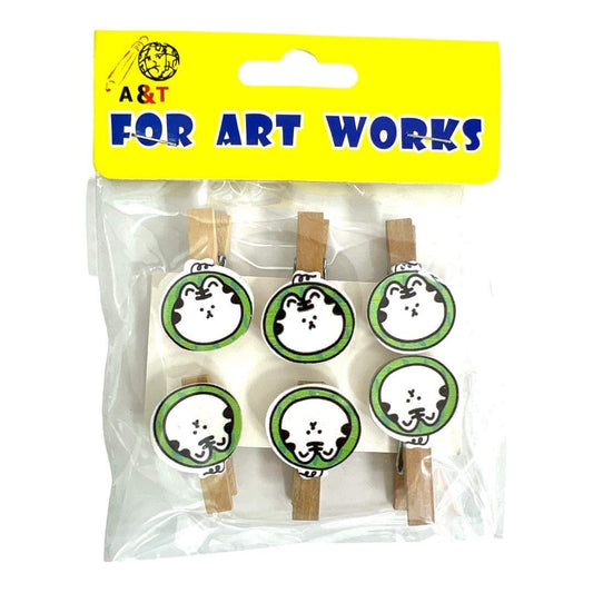 Wooden Clips Cats || كليبسات ملاقط خشب قطط