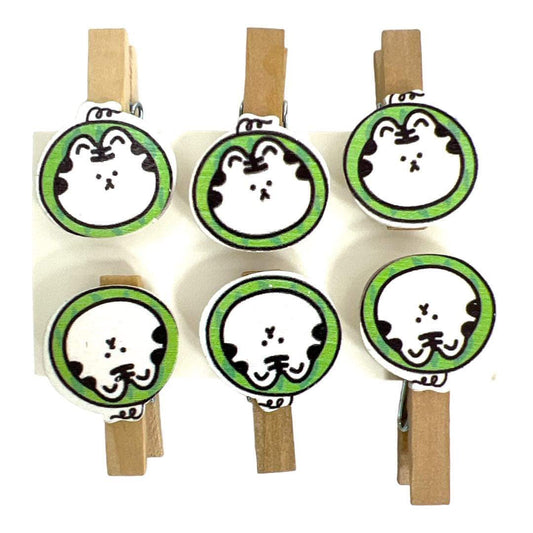 Wooden Clips Cats || كليبسات ملاقط خشب قطط