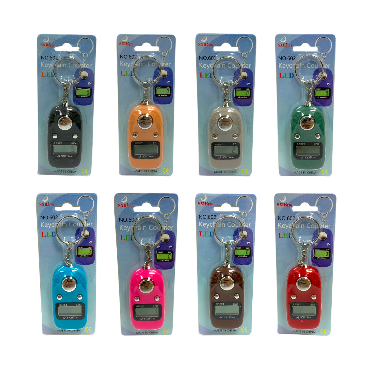 Tasbih Ring With Keychain Assorted Colors || خاتم تسبيح مع علاقة مفاتيح الوان متنوعه