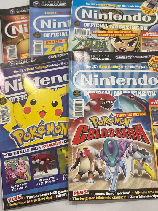 Nintendo Magazine Set 5 Pcs 2004 Issues 139 - 143 || مجموعة مجلات نينتيندو ٥ حبة سنة ٢٠٠٤ اعداد ١٣٩-١٤٣