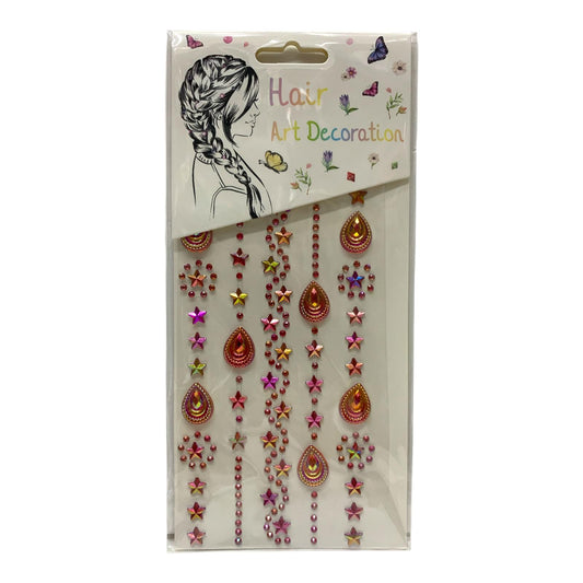 Hair Art Decoration Model Stickers #11 || ستيكرات فنية للشعر موديل رقم #11