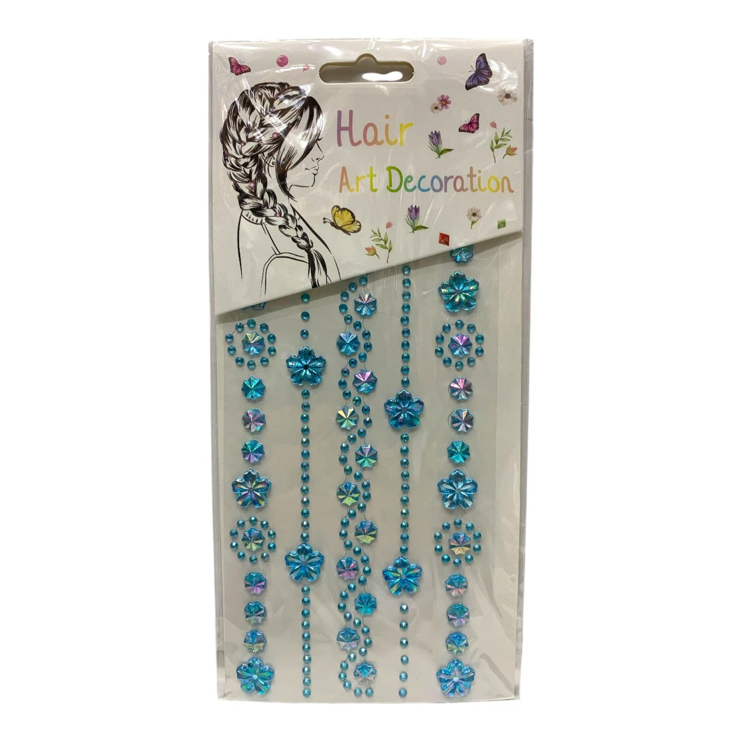 Hair Art Decoration Model Stickers #12 || ستيكرات فنية للشعر موديل رقم #12