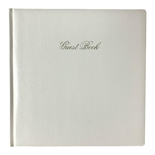 White Color Guest Book || سجل ذهبي لون ابيض