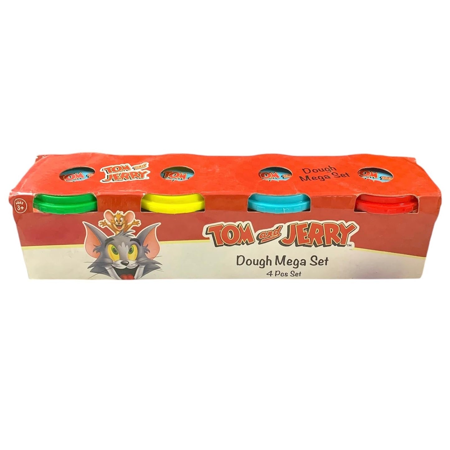 Tom and Jerry 4 Color Play Dough Set || طين صلصال ٤ لون توم و جيري