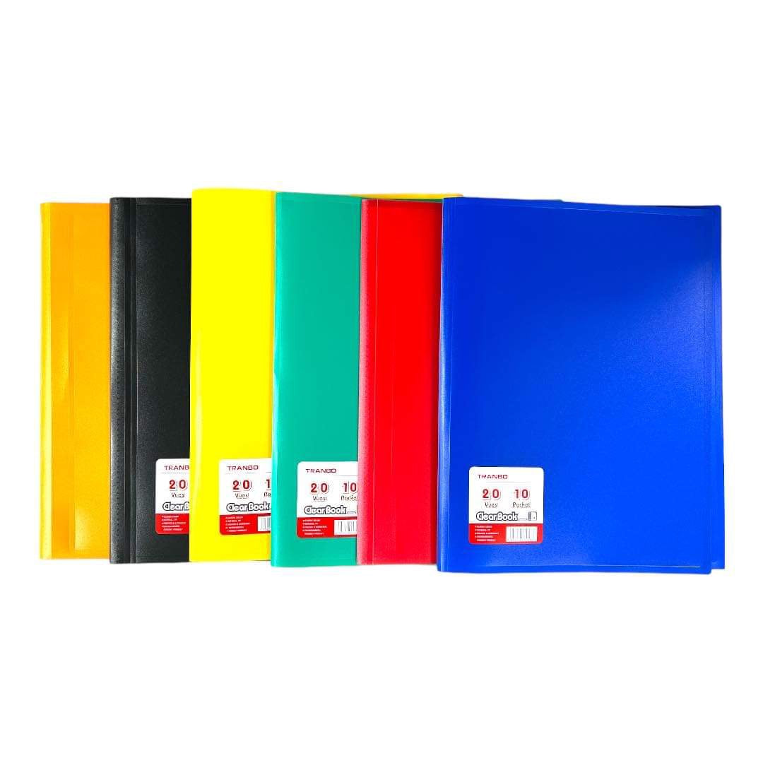 A&T Pocket File 10 Pockets Assorted Colors || ملف جيوب اي اند تي ١٠ جيب الوان متنوعه