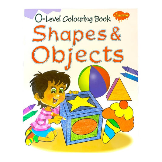 Objects and Shapes Coloring Book By Sawan || دفتر تلوين للاطفال الأشكال والأشياء