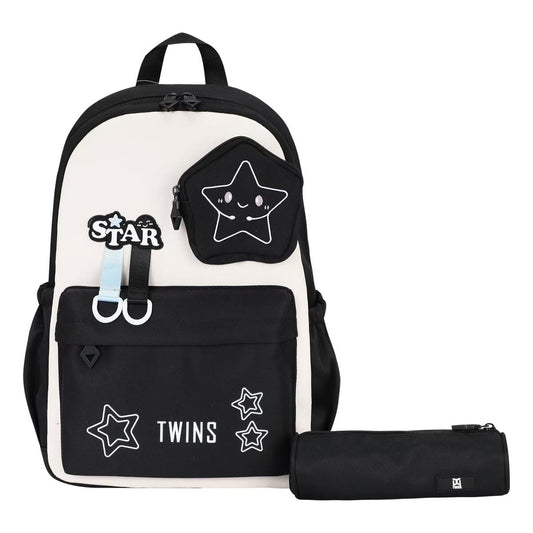 Twins Back to School Backpack Set 2 Pcs # 11 || مجموعة العودة الى المدرسة توينز ٢ قطعة جنطة ظهر و مقلمة #11