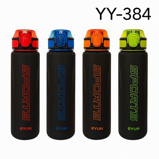 Sport Water Bottle Assorted Color YY-384 || مطارة ماء الوان متنوعة سبورت