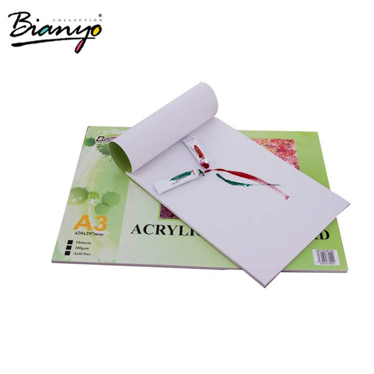 دفتر رسم و تلوين اكريليك حجم اي فور
