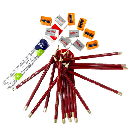 Faber Castell Stationery Set || مجموعة قرطاسية فيبر كاستل