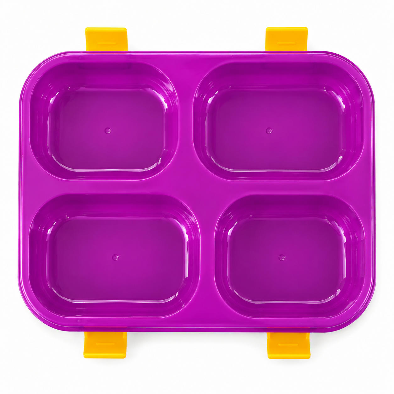 Lunch Box 4 Sections Purple || لانش بوكس 4 اقسام بنفسجي