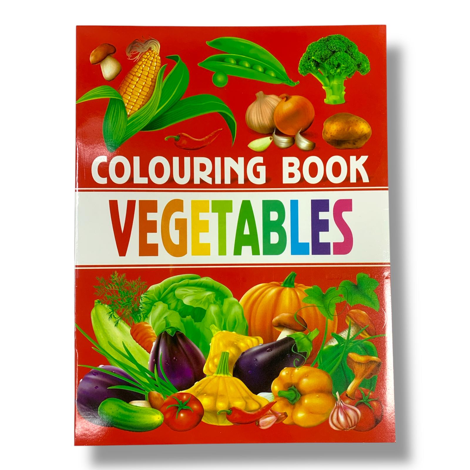 Educational Coloring Activity Book Vegetables || دفتر تلوين تعليمي للاطفال الخضروات