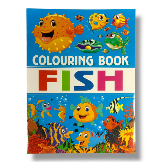 Educational Coloring Activity Book Fish || دفتر تلوين تعليمي للاطفال السمك