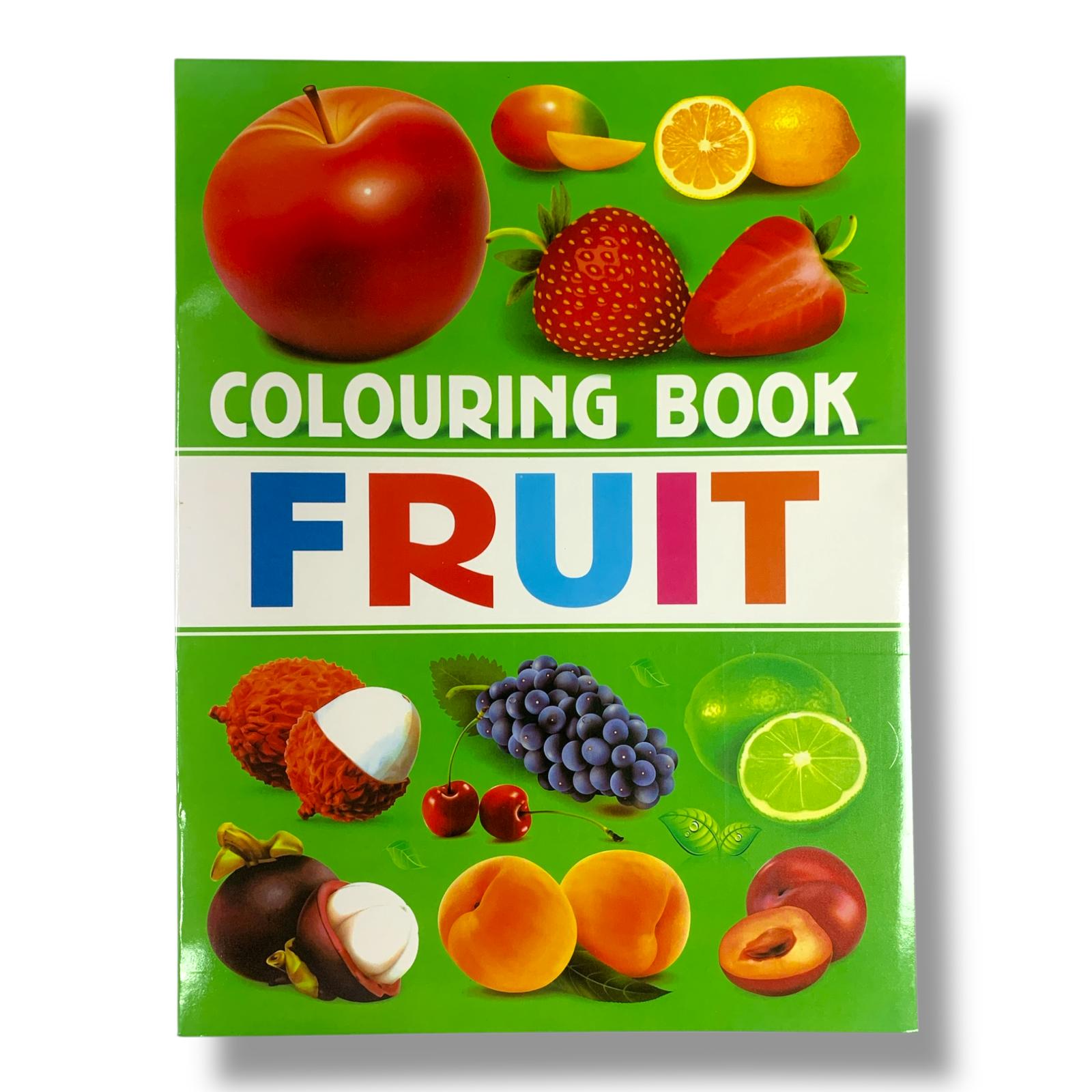 Educational Coloring Activity Book Fruits || دفتر تلوين تعليمي للاطفال الفواكه