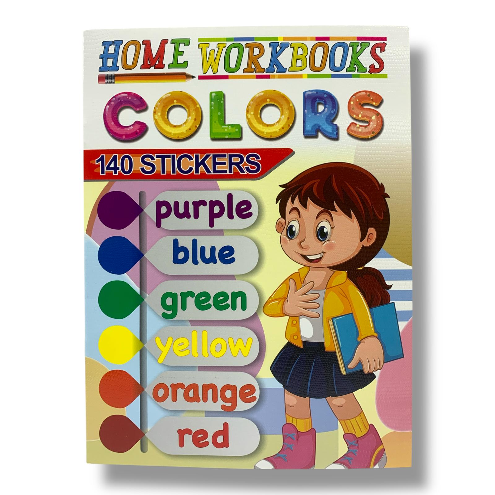 Home Workbooks Colors 140 Stickers #1 || نشاطات الاطفال المنزلية الالوان عدد 140 ستيكر