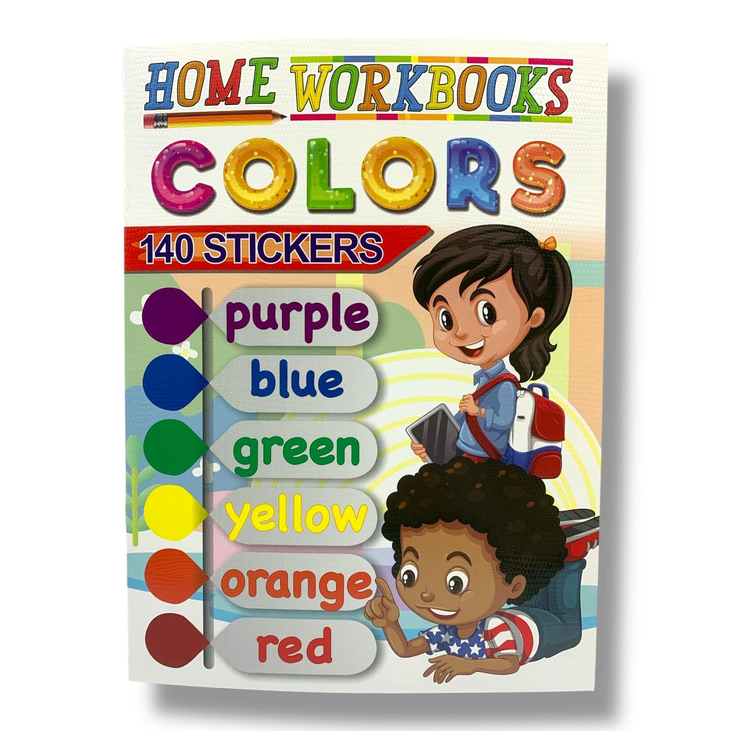 Home Workbooks Colors 140 Stickers #2 || نشاطات الاطفال المنزلية الالوان عدد 140 ستيكر