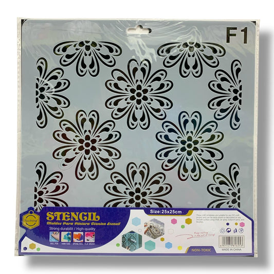 Stencil  25 Cm F1 || ستنسل 25 سم