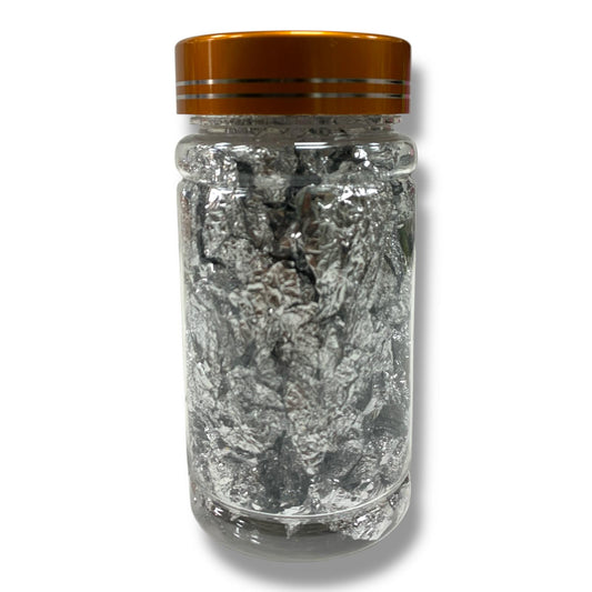 Keep Smiling Silver Leaves || رقائق معدنية كيب سمايلينج لون فضي