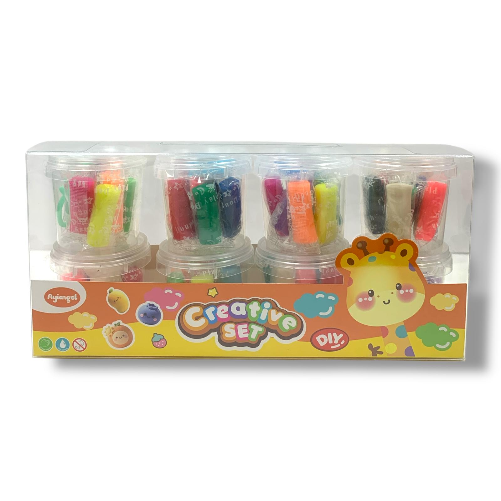 Kids Play Dough 8 Pack || علبة طين صلصال 8 باكت