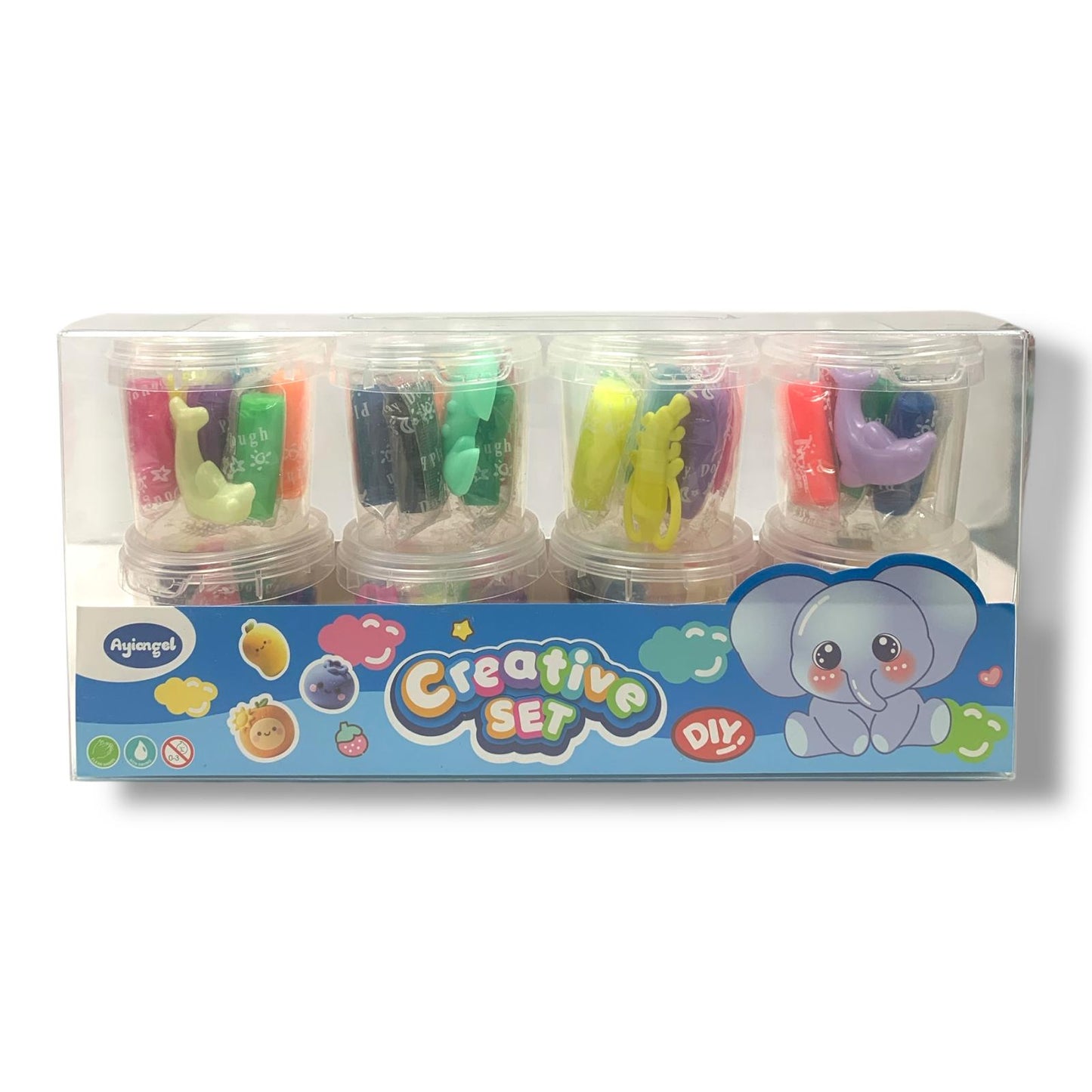 Kids Play Dough 8 Pack #2 || علبة طين صلصال 8 باكت #2