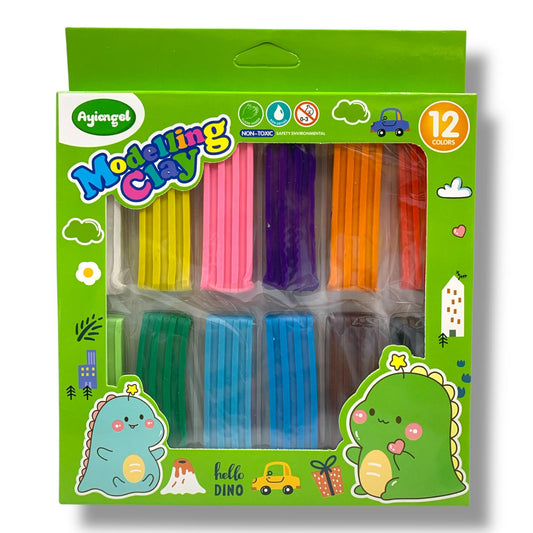 Brick Modeling Clay 12 Colors Dinosaur || طين صلصال اشكال 12 لون ديناصور