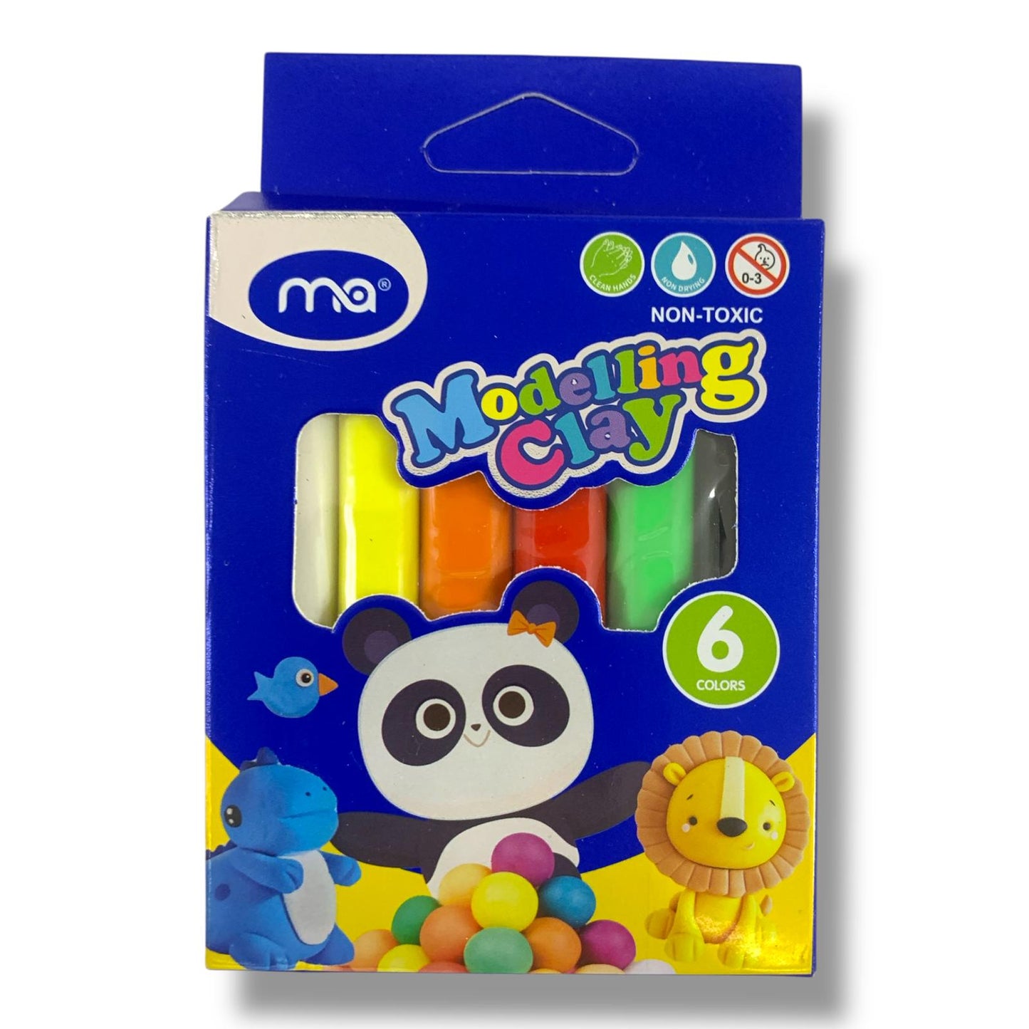 Safe For Kids Modeling Clay 6 Colors || طين صلصال امن للاطفال 6 لون