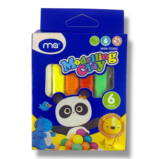 Safe For Kids Modeling Clay 6 Colors || طين صلصال امن للاطفال 6 لون