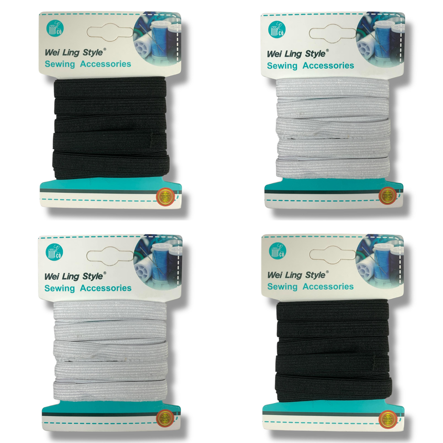 Knitting and Crochet Medium Elastic Assorted Color || مطاط وسط للخياطة و الكروشيه الوان متنوعة