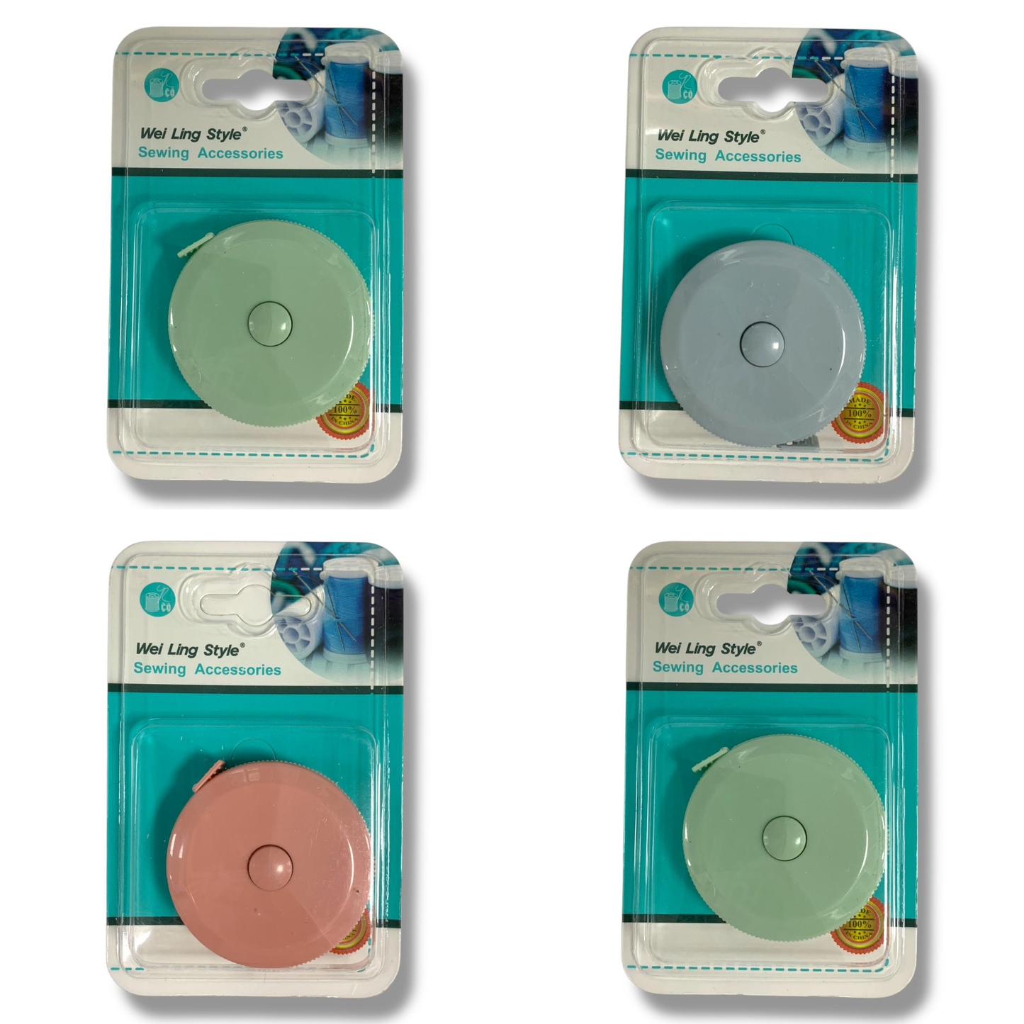 Knitting and Crochet Measuring Meter Assorted Colors || متر قياس للخياطة و الكروشيه الوان متنوعة