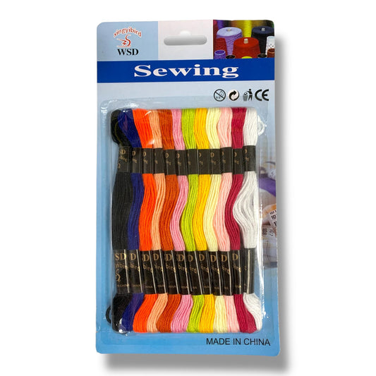 Knitting and Crochet Colored Threads || خيوط للخياطة و الكروشيه الوان متنوعة 