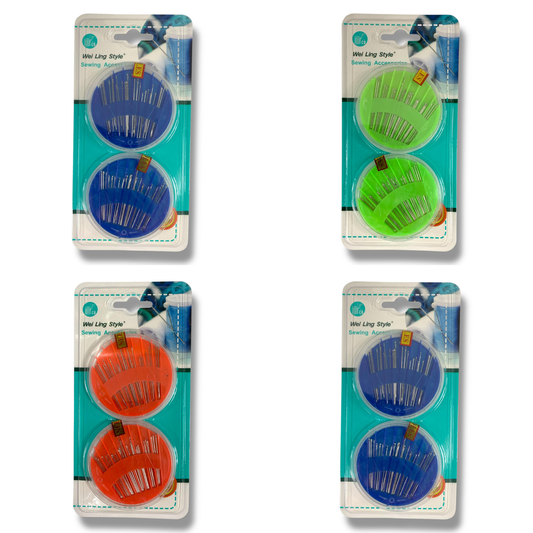 Knitting and Crochet Colored Assorted Sewing Needles Kit || طقم إبر للخياطة و الكروشيه الوان متنوعة 