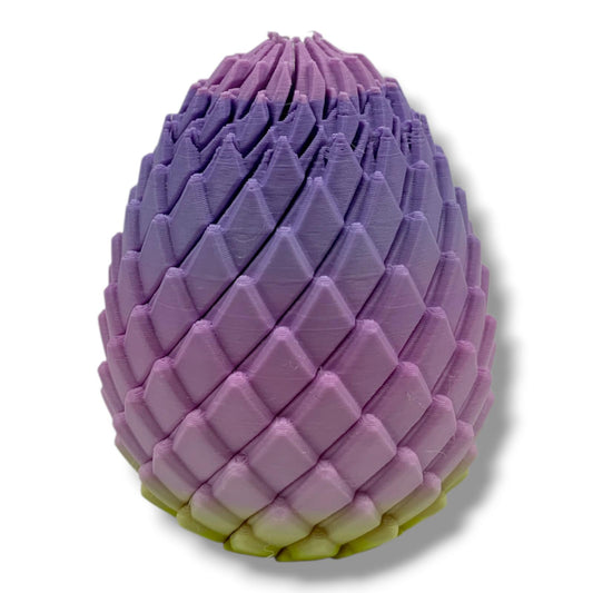 Dragon Egg 3D Printed Woow Crafts Fidget Toy Stress Relief Focus Meditation Enhancer Silky Purple || لعبة الراحة النفسية بيضة التنين لتخفيف التوتر و تعزيز التركيز و التامل من واو كرافتس لون بنفسجي