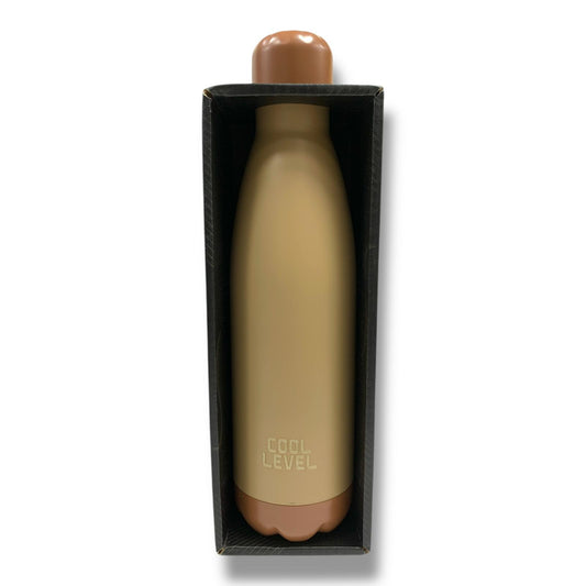 Cool Level Water Bottle 500 ml Double Steel Insulated Bronze || مطارة ماء كول ليفيل دبل ستيل عازلة للحرارة و البرودة 500 مل برونزي