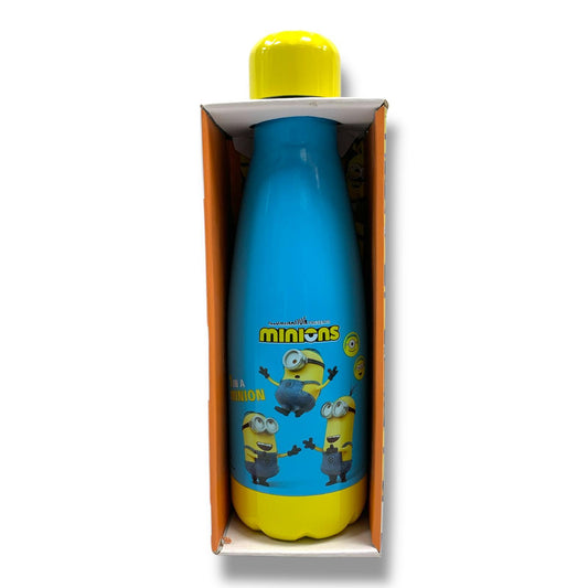 Cool Level Water Bottle 500 ml Double Steel Insulated Minions || مطارة ماء كول ليفيل دبل ستيل عازلة للحرارة و البرودة 500 مل مينيونز