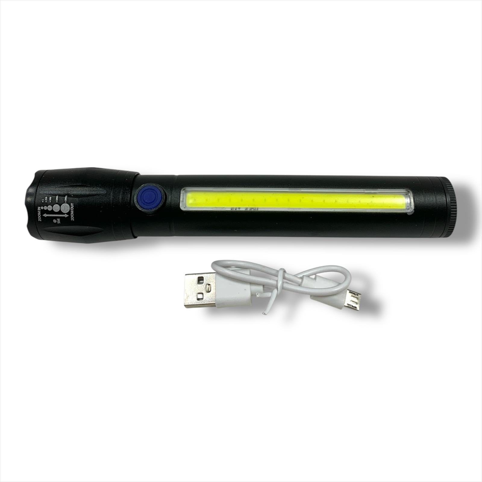 Rechargable LED Flashlight USB || كشاف ليد شحن للطوارئ