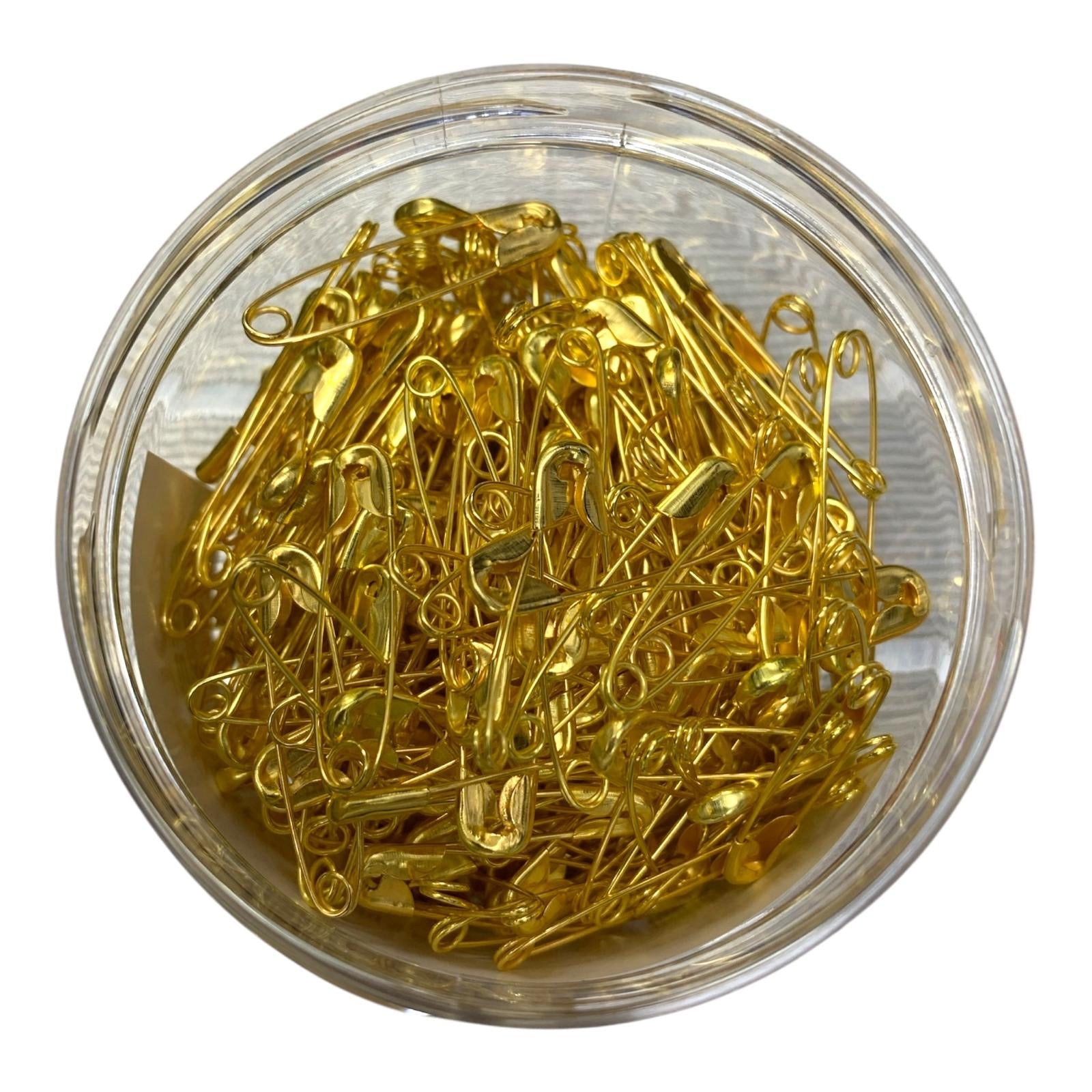 Safety Pin 31 mm DL2293 || علبة دبابيس ٣١ مم لون ذهبي