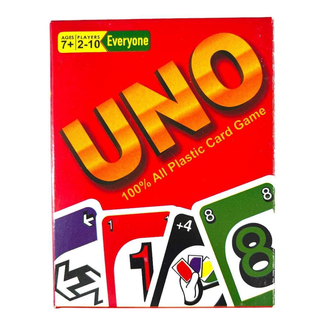 انو Uno Card Game Plastic || لعبة اونو بلاستيك – Maktabakw