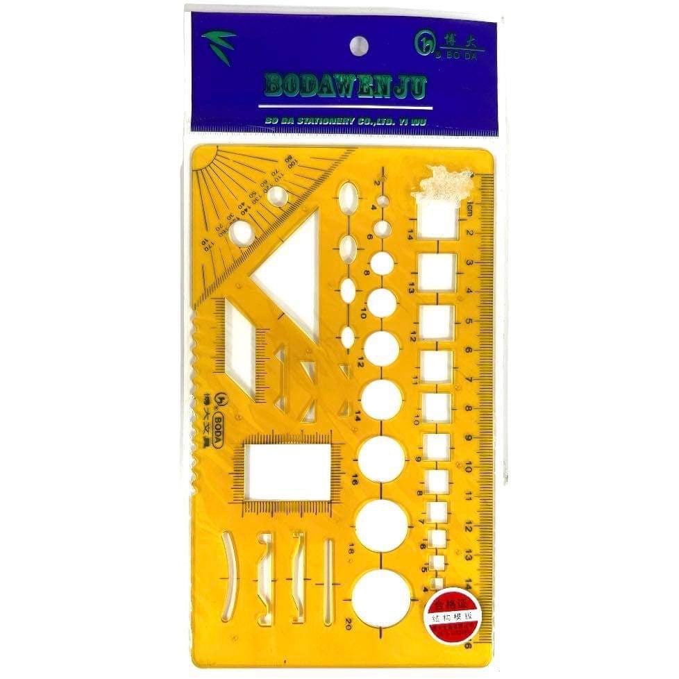 Engineering Heating Ventilation Ruler || مسطرة هندسية رموز تكييف و تبريد