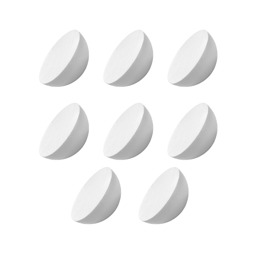 A&T Half Ball Foam Pack 8 PCS Large Size 5 cm || انصاف كرات فلين اي اند تي ٨ حبة حجم ٥ سم كبير