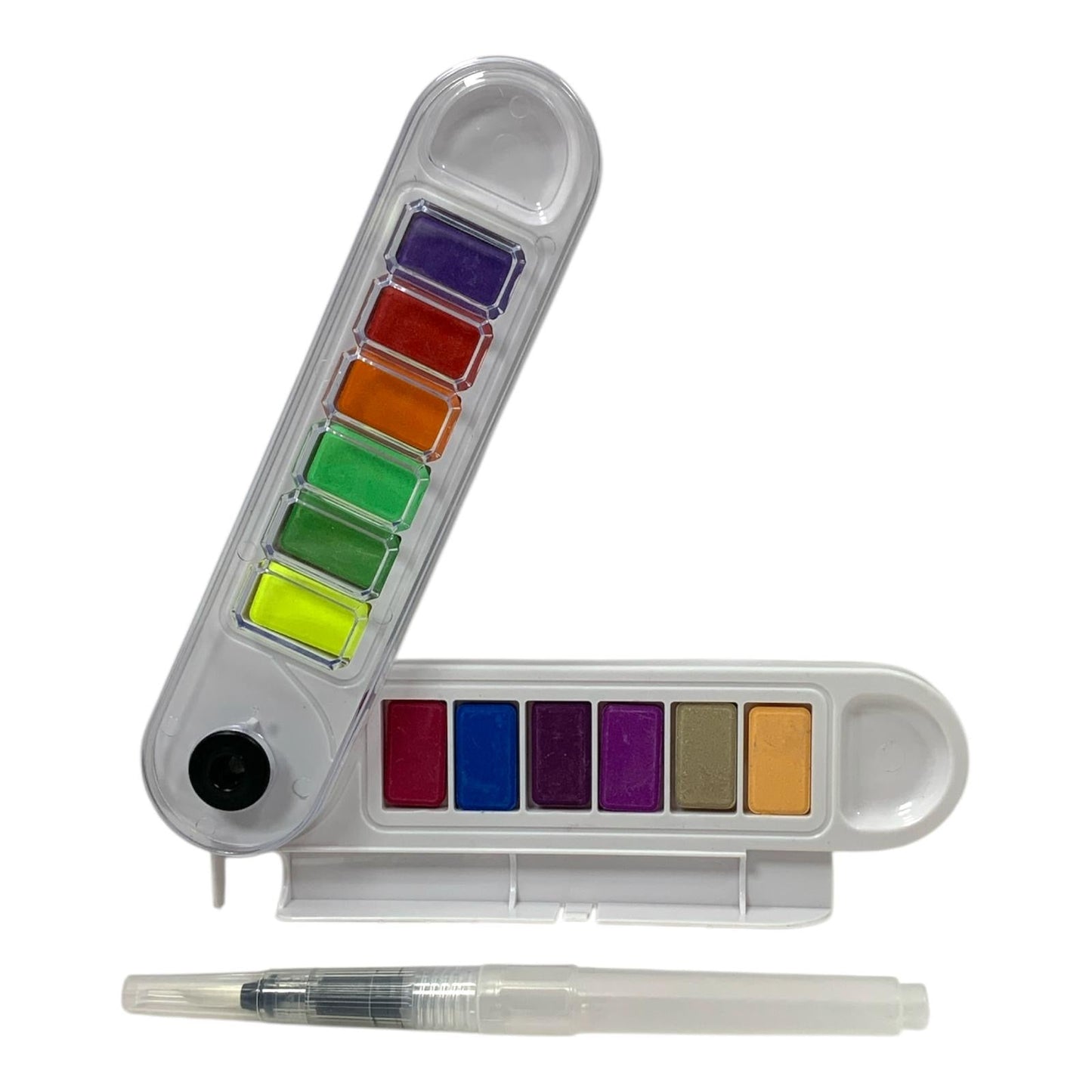 Portable Foldable Water Color Set 12 Colors || مجموعة الوان مائية متنقلة عدد ١٢ لون