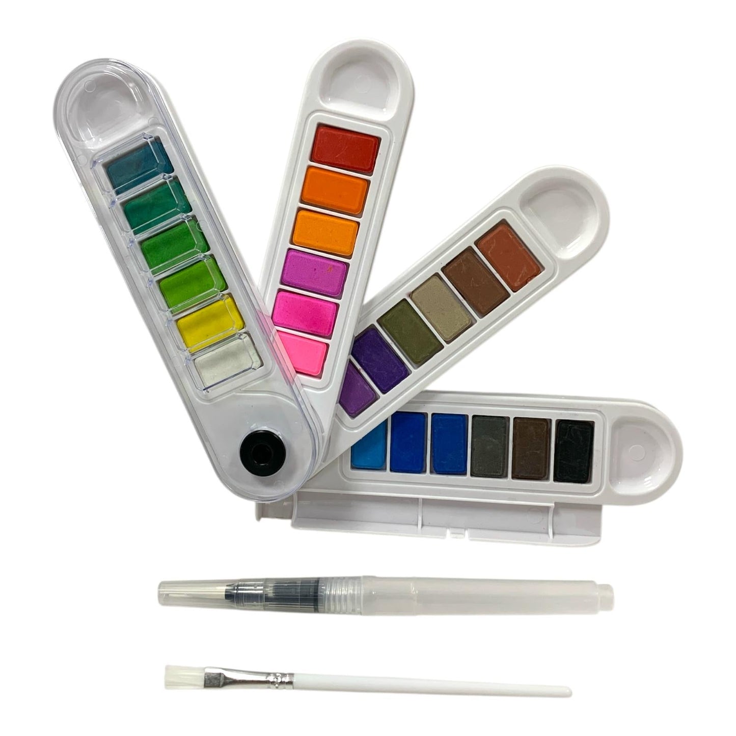 Portable Foldable Water Color Set 24 Colors || مجموعة الوان مائية متنقلة عدد ٢٤ لون