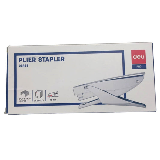 Deli Plier Stapler 0346s || دباسة يدوية ديلي ٢٥ ورقة