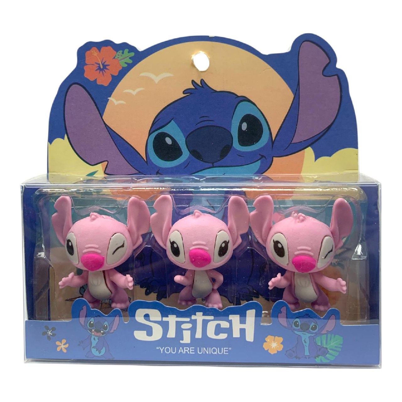 Stitch Angel Erasers 3-Pack || ممحاة ملاك الخياطة، حزمة 3 قطع