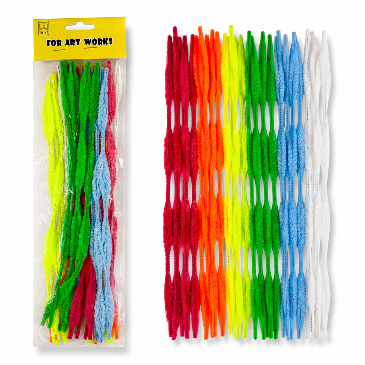 Wavy Colored Sticks || اعواد ملونة مموجة