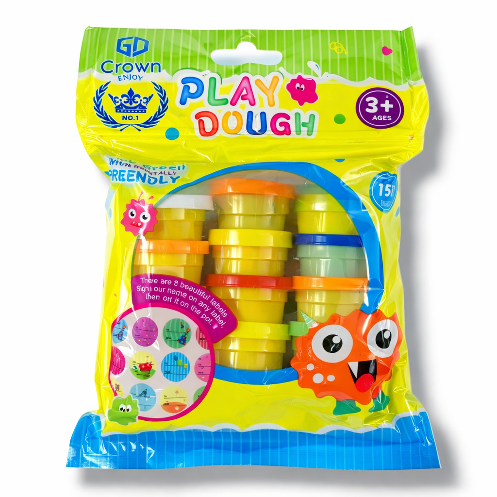 Play Dough Crown 6 Pcs || طين صلصال 6 لون كراون