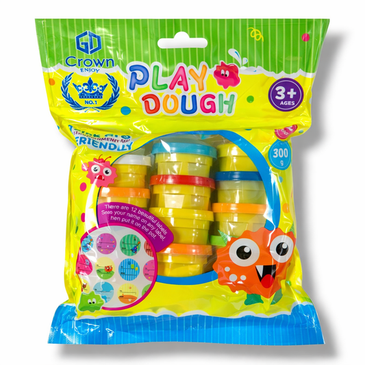 Play Dough Crown 12 Pcs || طين صلصال 12 لون كراون
