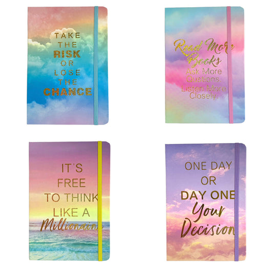 Quotes Printed Notebook 20 x 15 Assorted Models || دفتر مطبوع حجم ١٥*٢٠ موديلات مختلفة الاقتباسات