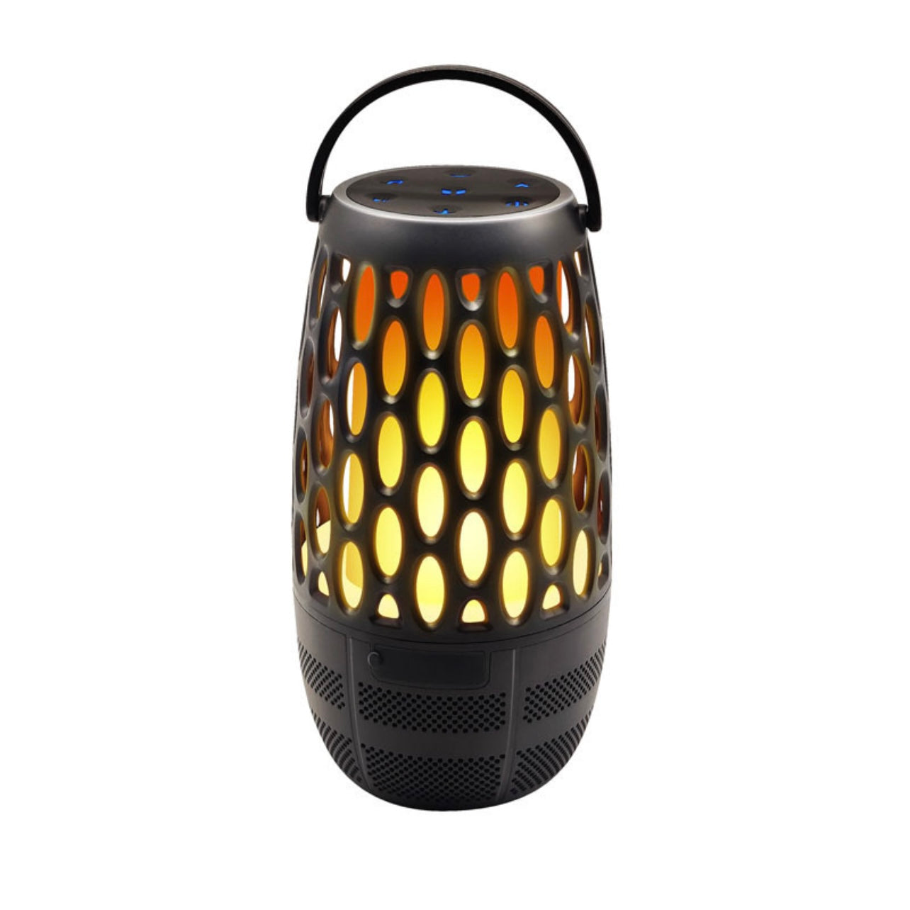 SMQ Waterproof Bluetooth Speaker With LED Soft Candle Simulation Flame 3 Light Effect Multi Use || سماعة بلوتوث مقاوم للماء مع إضاءة شموع ٣ درجات متعدد الاستخدام اس ام كيو